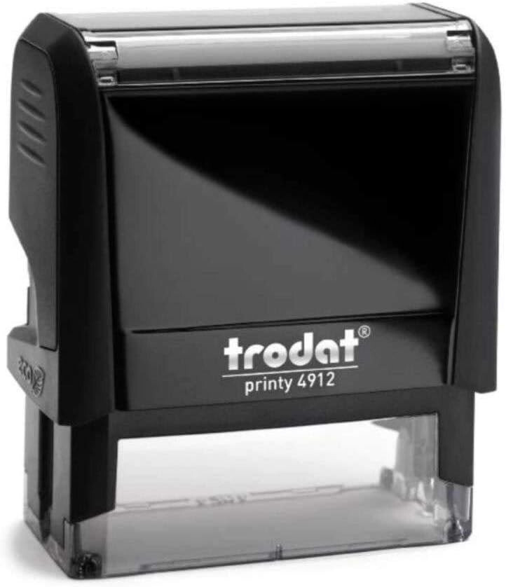 Copy with Initial and Date self Inking Stock Stamp - 4912 - Blue