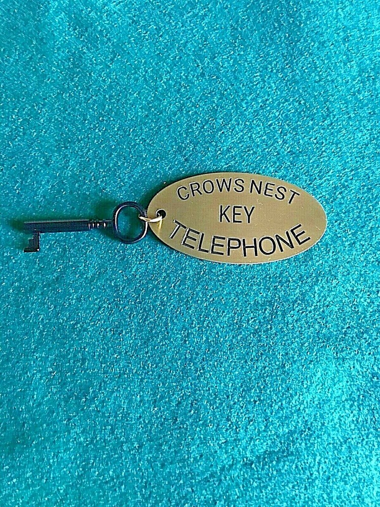THE INFAMOUS MISSING TITANIC, CROWS NEST TELEPHONE KEY, SOLID, MUSEUM QUALITY