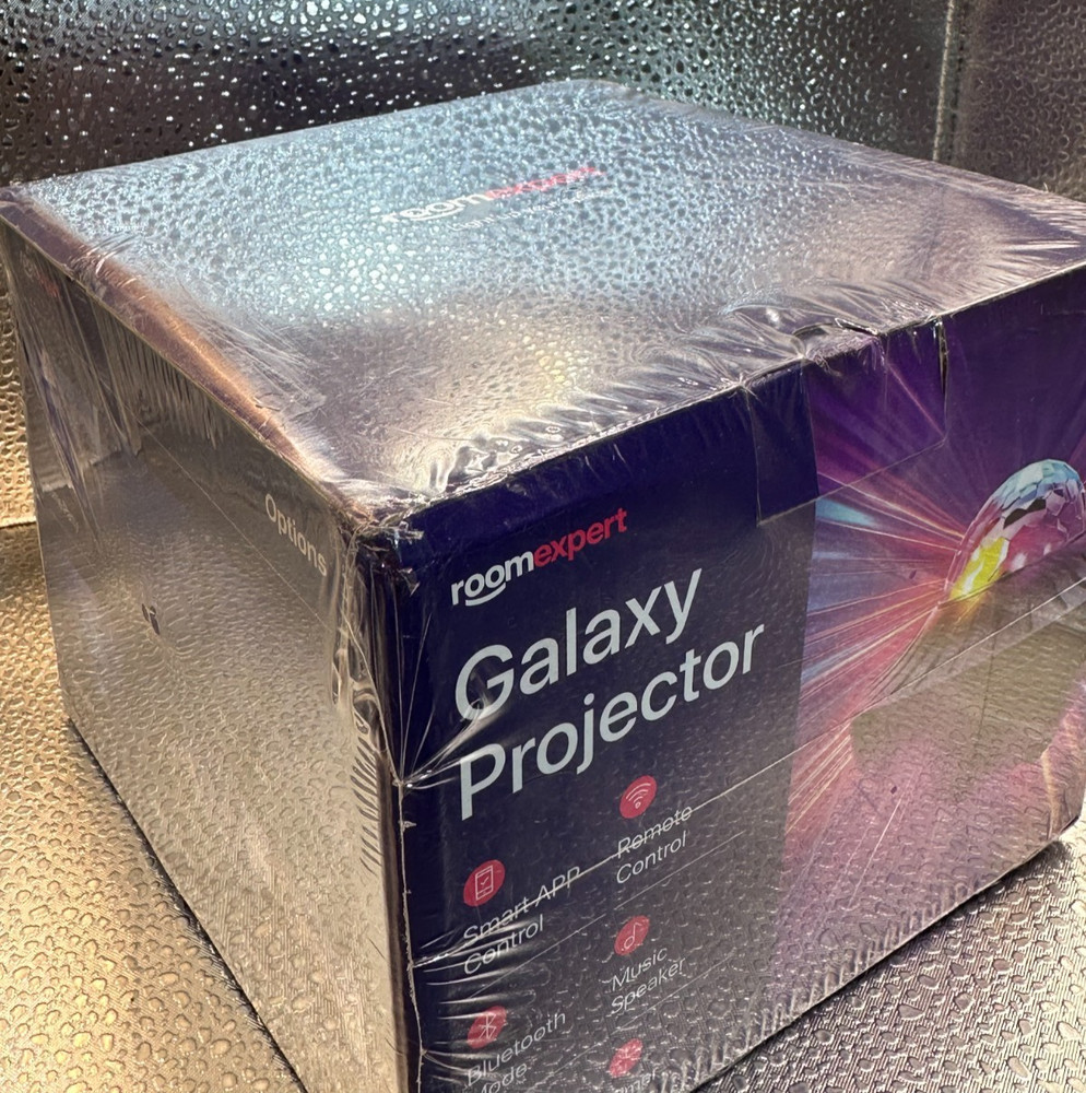 RoomExpert Galaxy Projector Smart App Control Bluetooth Music Speaker