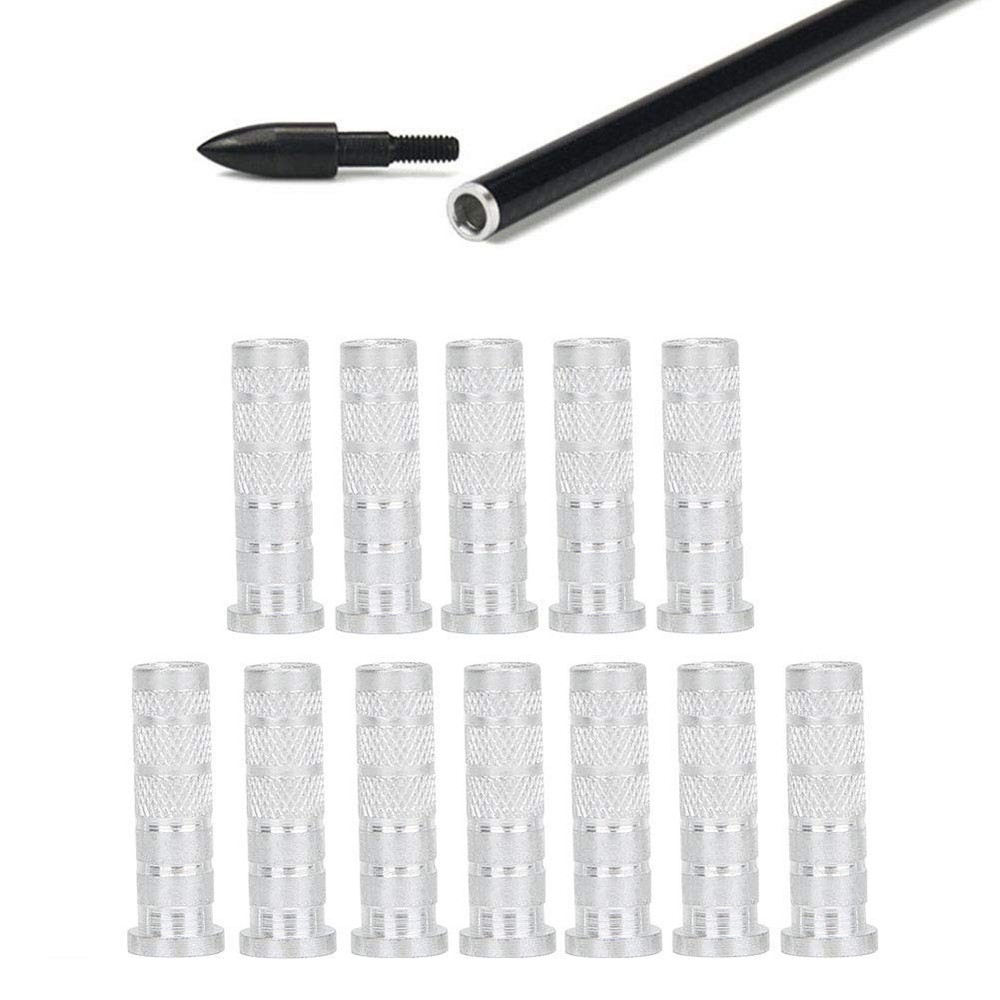 Zerone 12Pcs Replacements Archery Base Inserts, Standard 6.2mm/0.24in...
