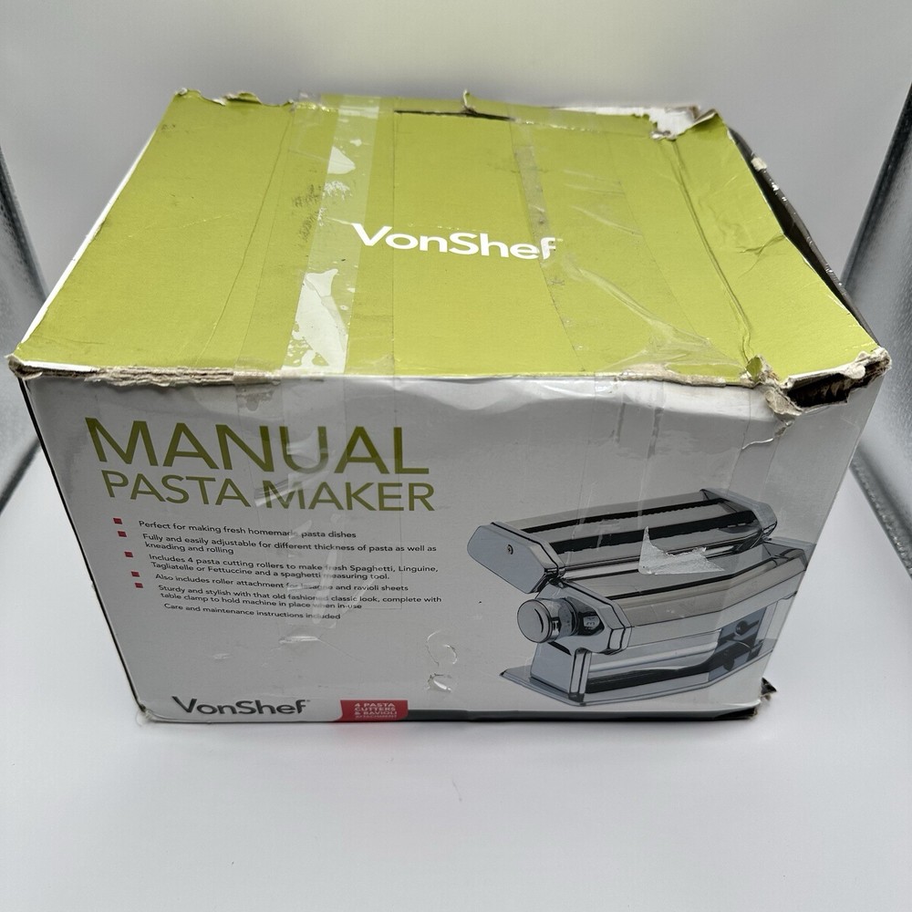 Vonshef Pasta Maker 07/252 With Attachments, good condition