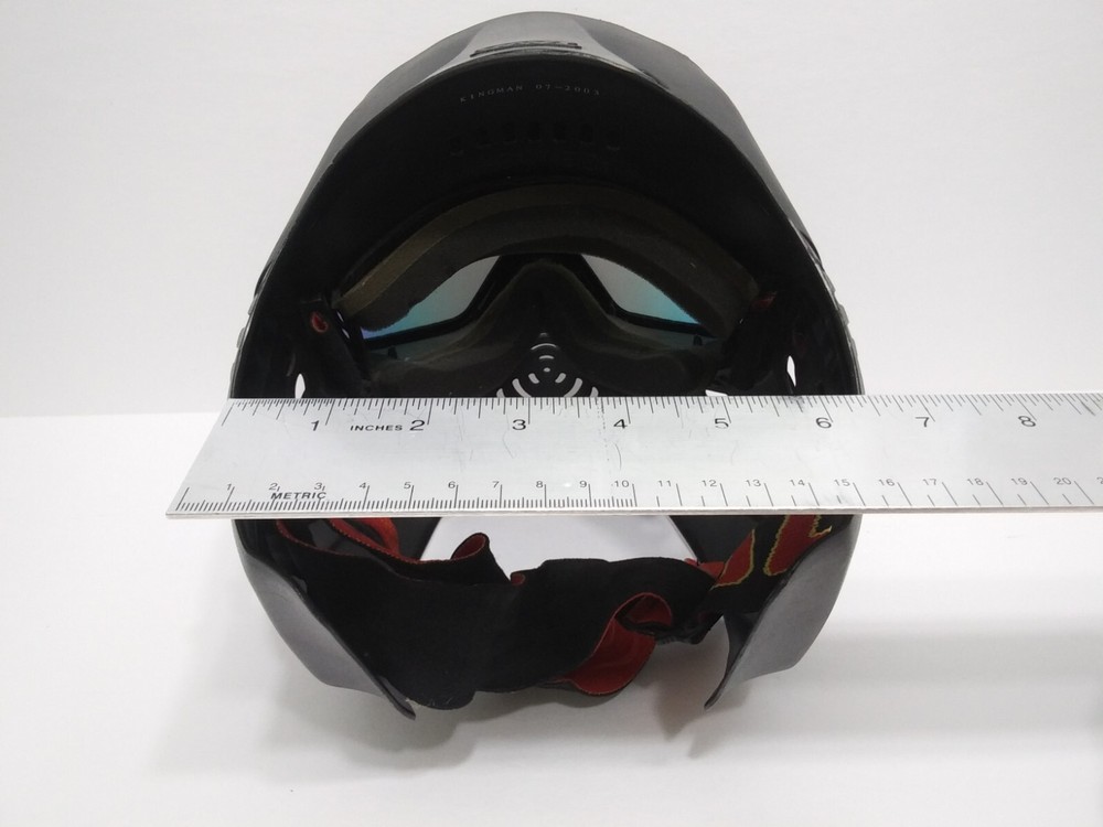 JAVA Paintball Mask Kingman Black Face Lens Shield