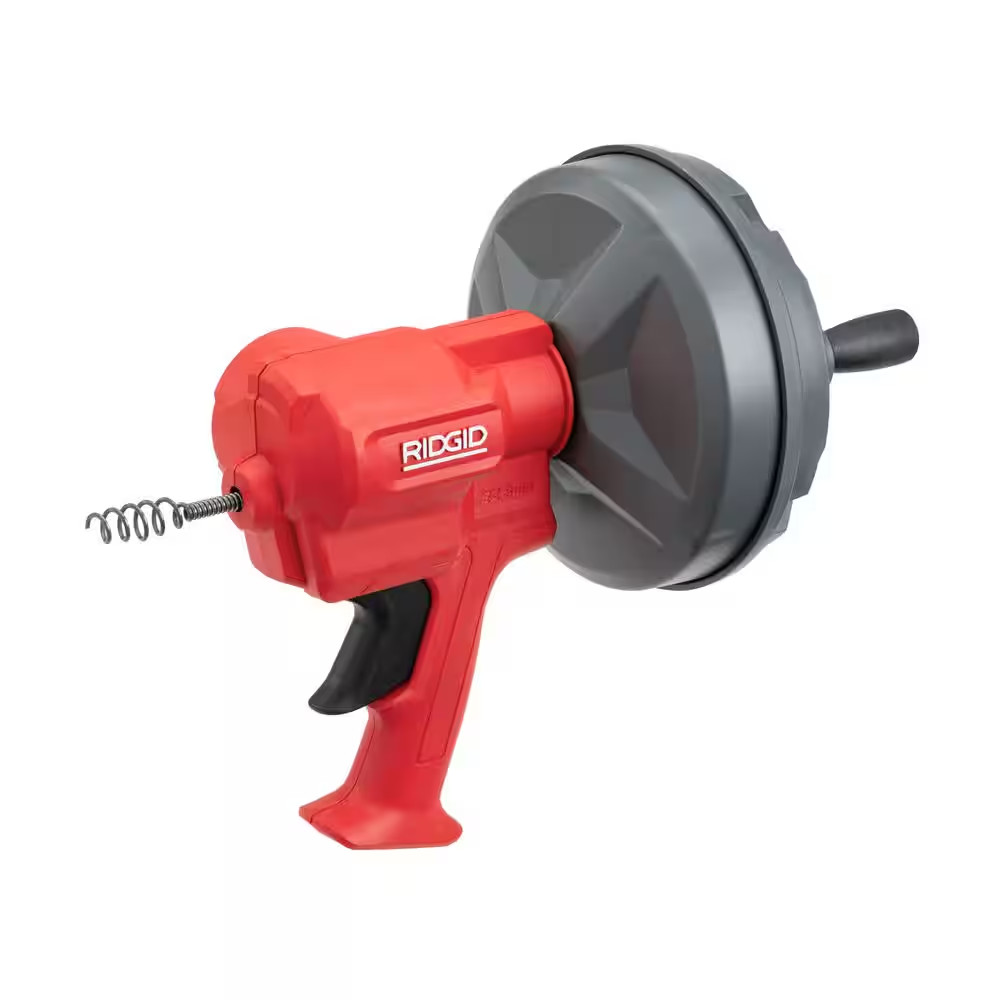 EZ SPIN Drain Cleaning Snake Auger