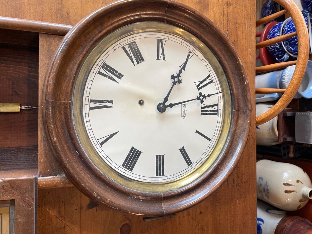 Antique Regulator School Clock
