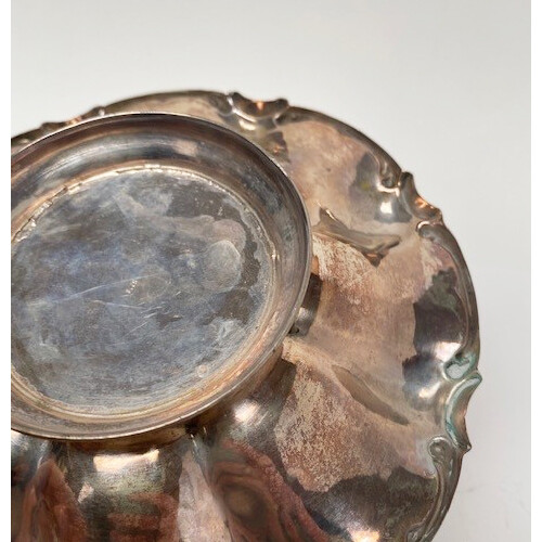 Sterling Silver Small Dish, 2.43ozt 6x1"
