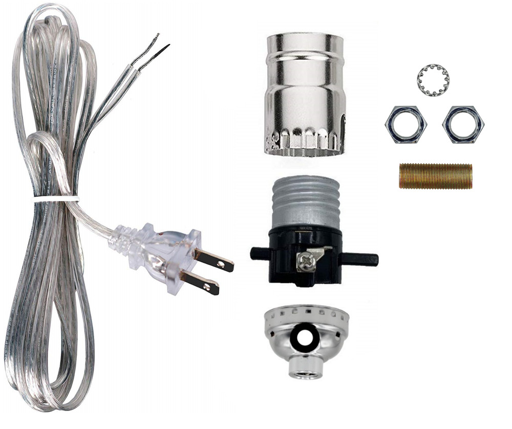 Creative Hobbies Make a Lamp or Repair Kit with Basic Hardware - Silver