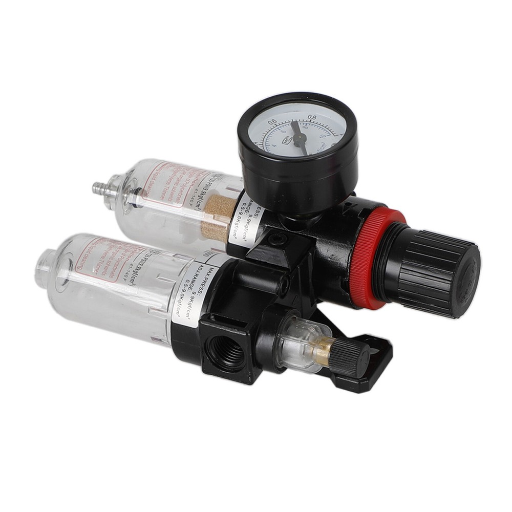 AFC-2000 Pneumatic Air Compressor FilterRegulator Moisture Trap Pressure Gauge B