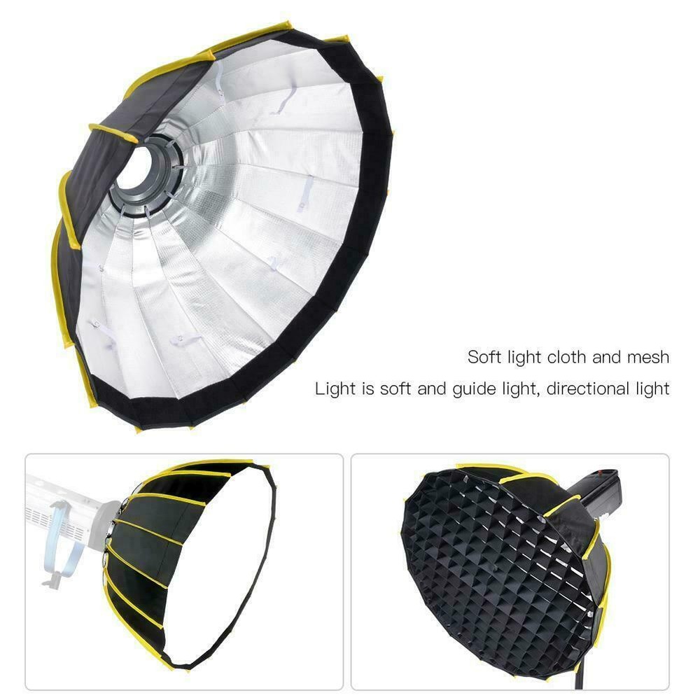 NiceFoto 23.6" 60cm Quick Release Mount Softbox for Photography Studio Shooting