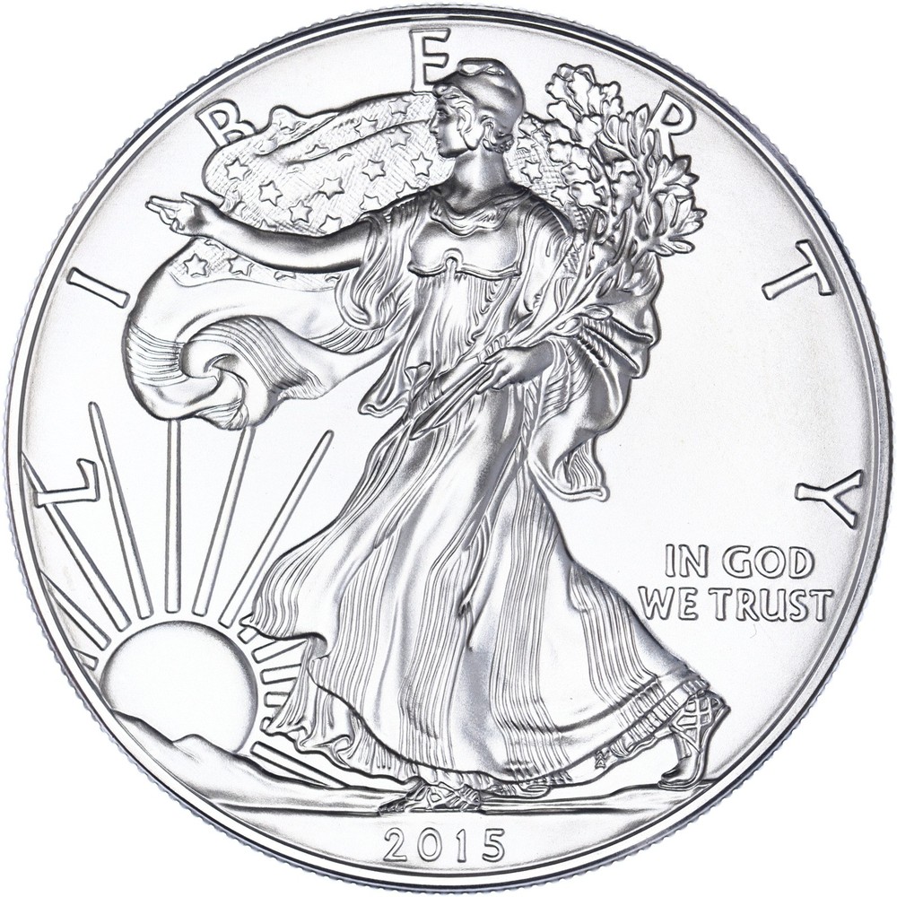 2014 American Silver Eagle 1 Oz Gem Brilliant Uncirculated Coin