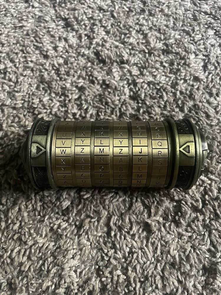 Cryptex Da Vinci Code Mini Cryptex Lock Puzzle Boxes Game Not Working, Broken