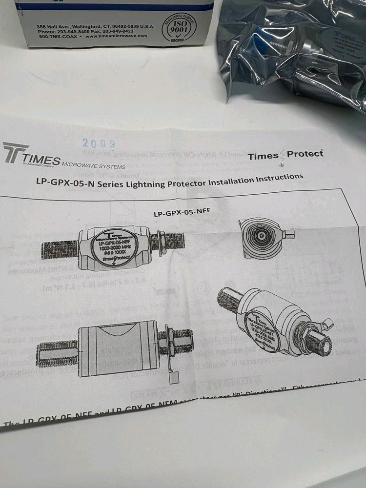 NEW lighting protector LP-GPX-05-NFF/ Times microwave system