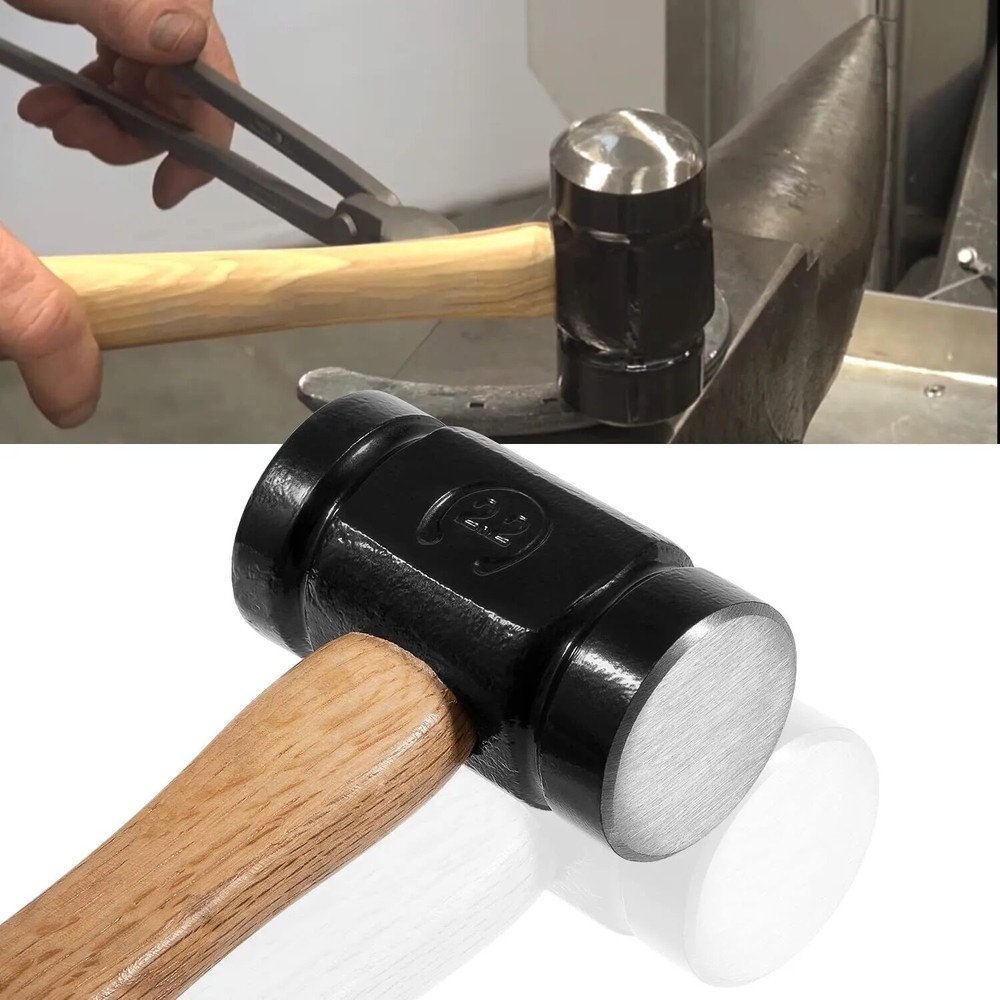 36oz 61B Rounding Hammer for Blacksmith Farrier Forge Knife Making Iron Working