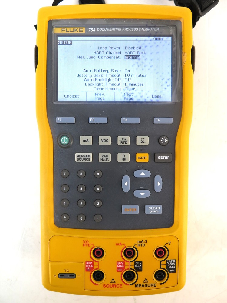 Fluke 754 Documenting Process Calibrator with HART Communication