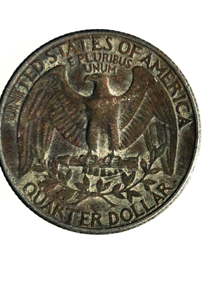1982 D Quarter missing clad both obverse and reverse. Must have for collectors!