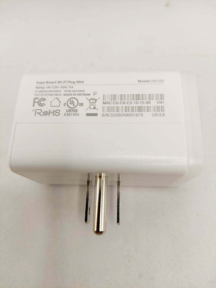 TP-Link Kasa Smart Wi-Fi Plug Mini (HS103)