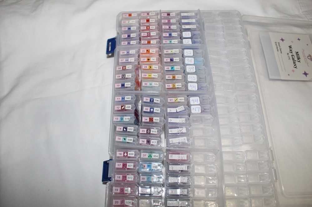 1 Pack Storage 84 Grids Diamond Art Kit Tool Box Container Craft