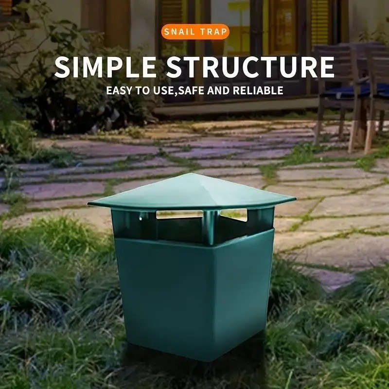 Durable High-Quality Snail & Slug Trap - Safe Plastic Cage for Vegetables
