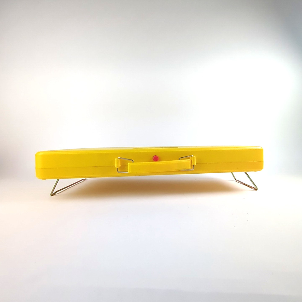 Portable 25 Note Xylophone Bright Yellow Plastic Case Collapsible Table Top