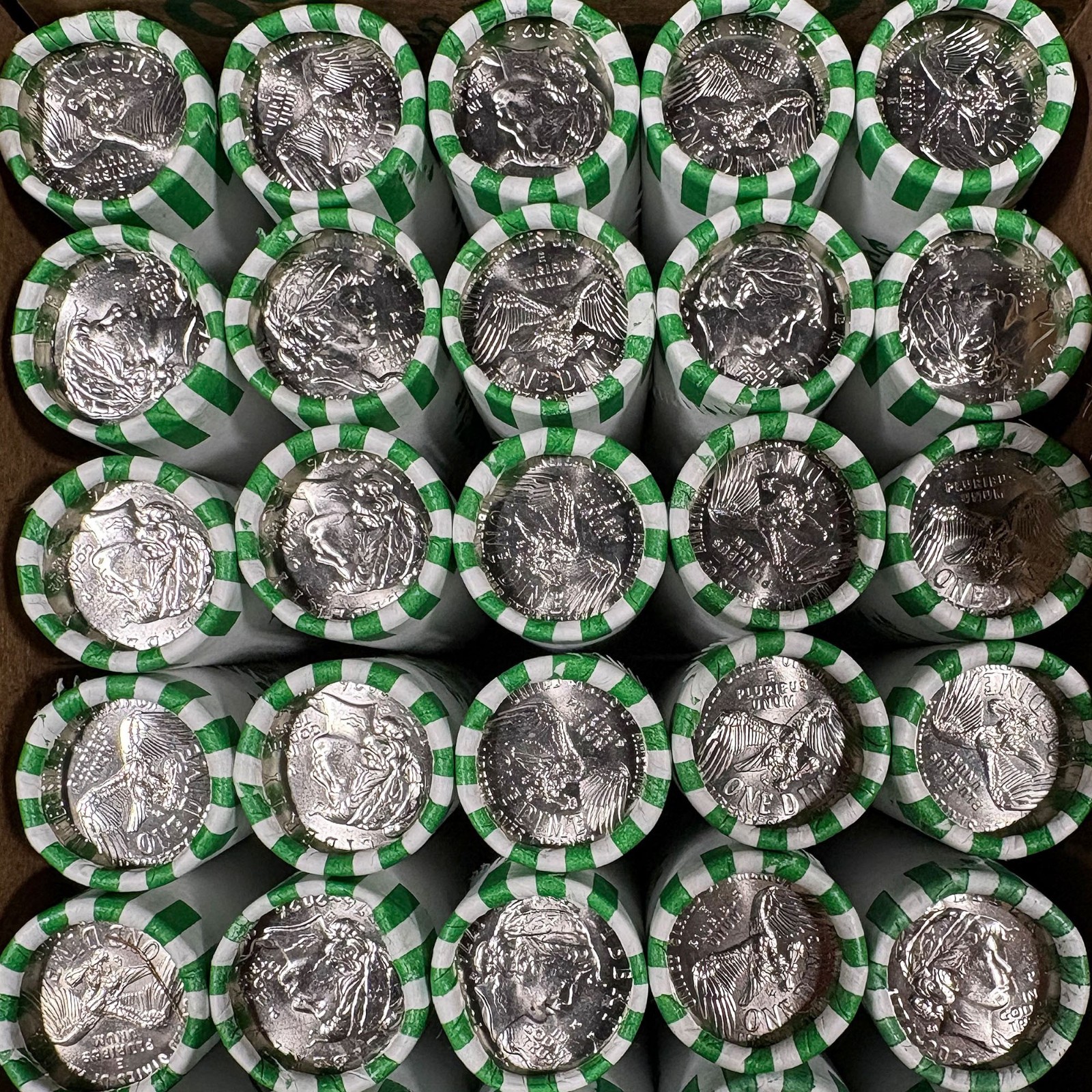 America 250 Emerging Liberty Dimes 1776–2026 Uncirculated $5 Dime Roll – P Mint
