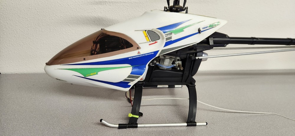 Kyosho Concept 46VR Remote Control Helicopter With OS Max FX 46 Engine *READ*