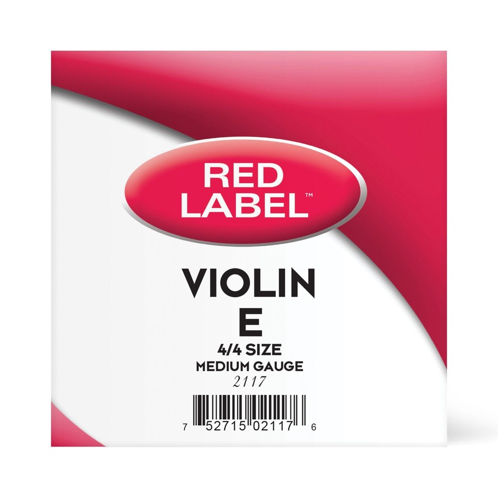 Red Label Violin Single E String 4/4 Medium 2117