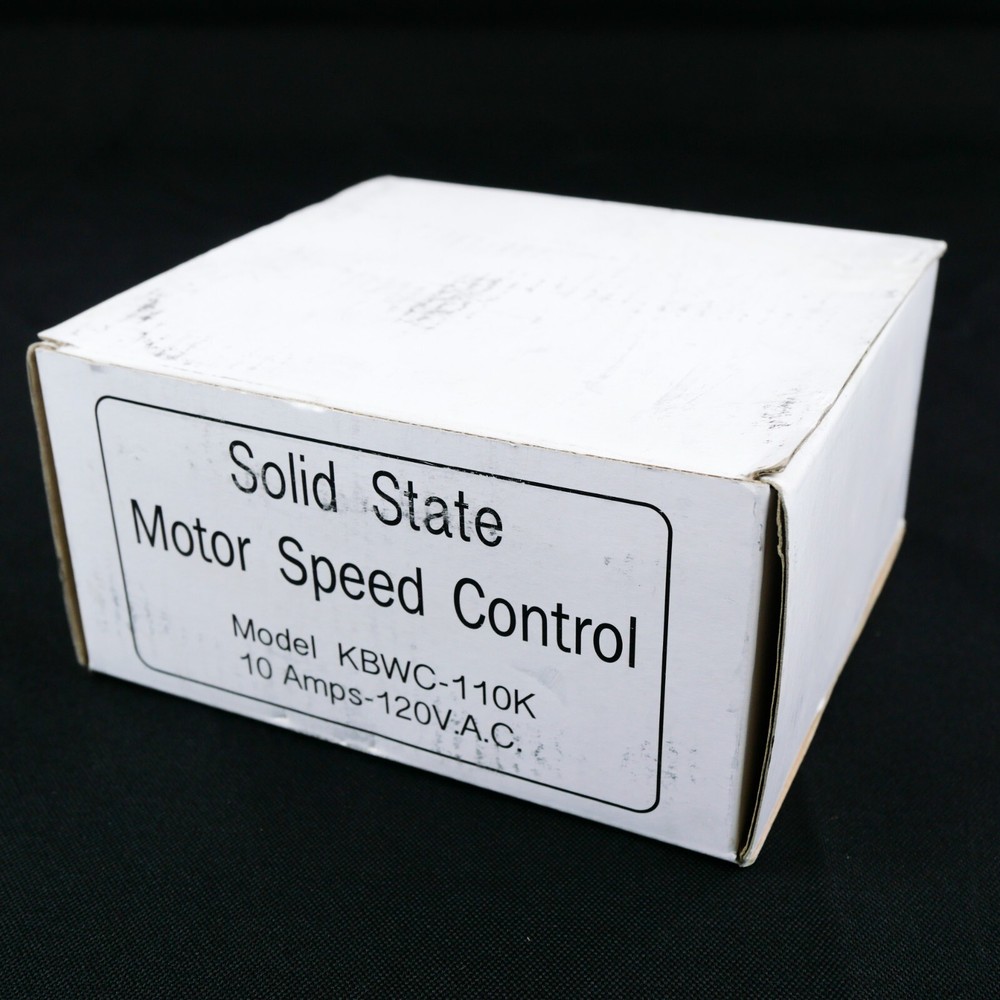 Solid State Motor Speed Control - Model KBWC-110K 10A 120V.A.C