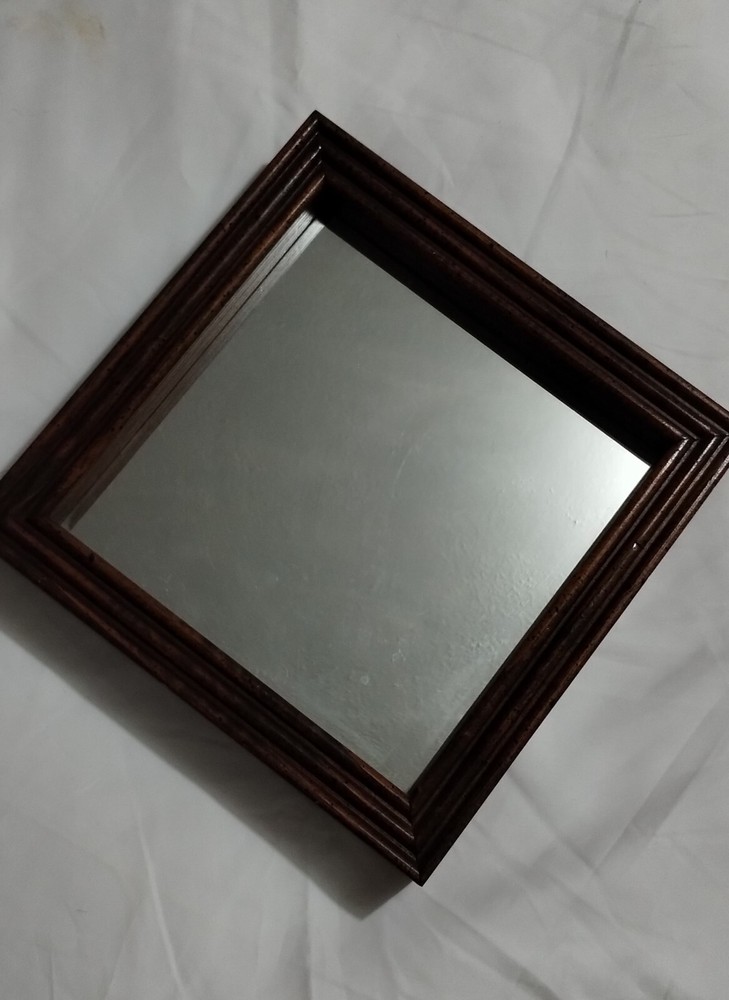 VINTAGE SQUARE WALL MIRROR 8"