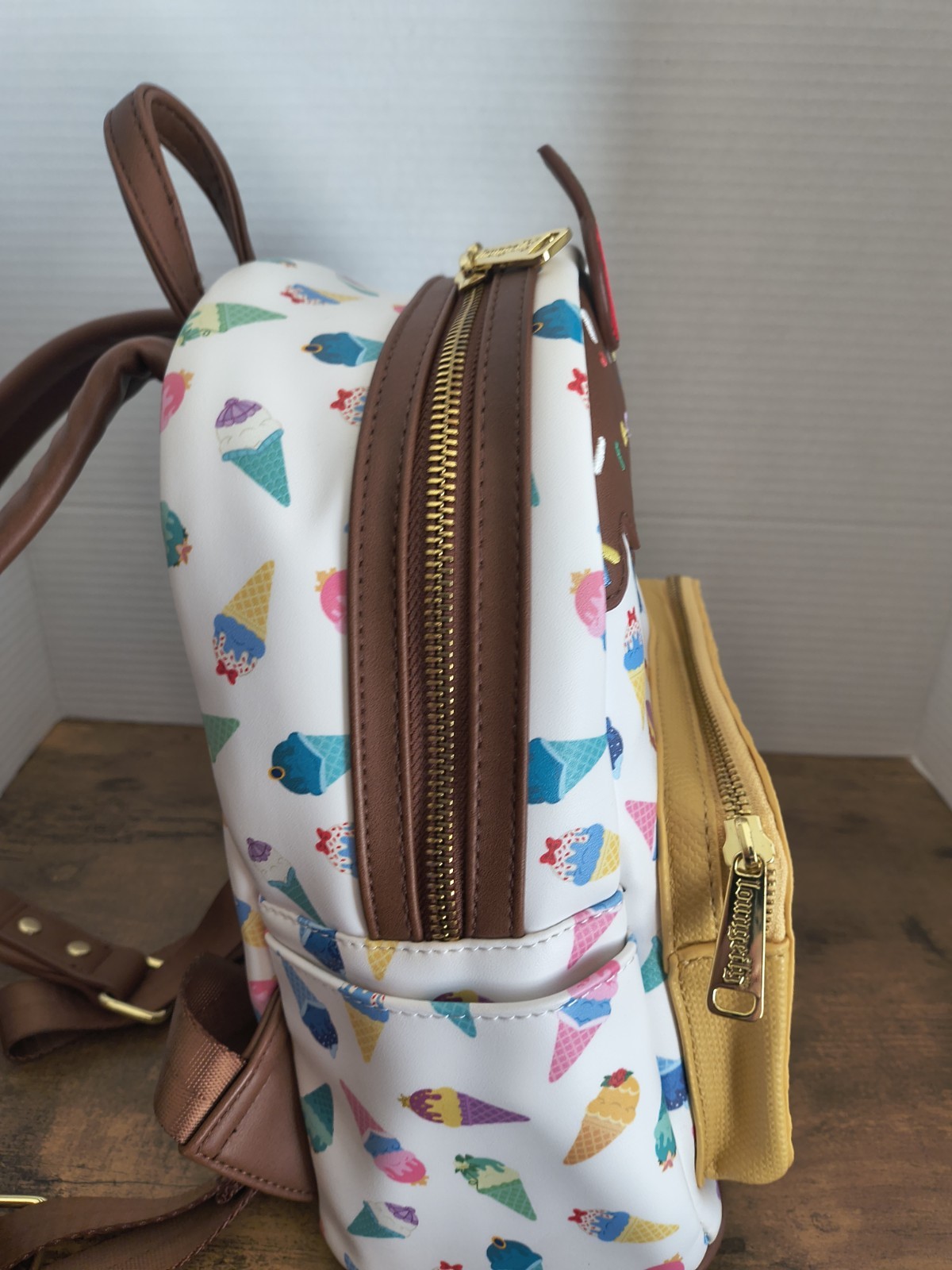 Loungefly Disney Princess Ice Cream Cone Mini Backpack Pre Own