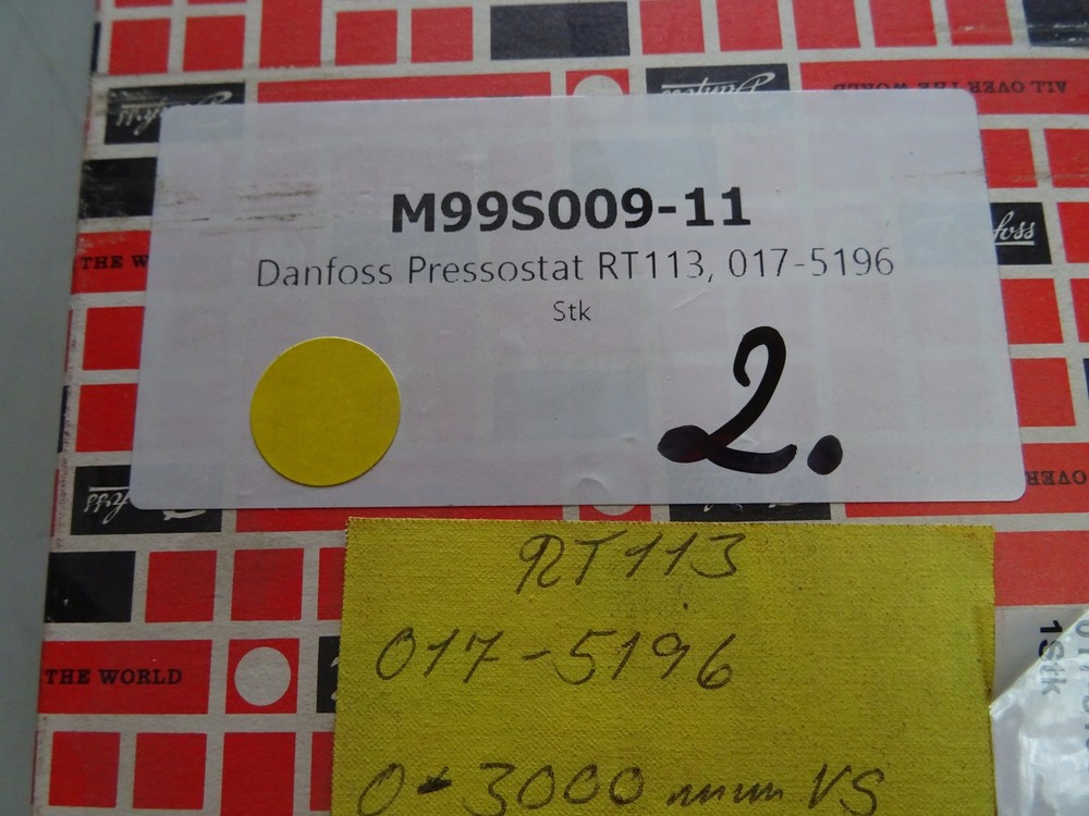 Danfoss RT113 Temperature Controller 017-5196