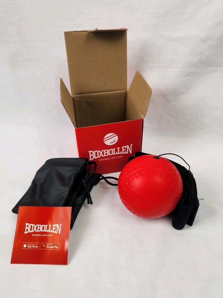 Boxbollen Punch Ball Boxing Trainer W/App MMA Reflex Exercise Open Box