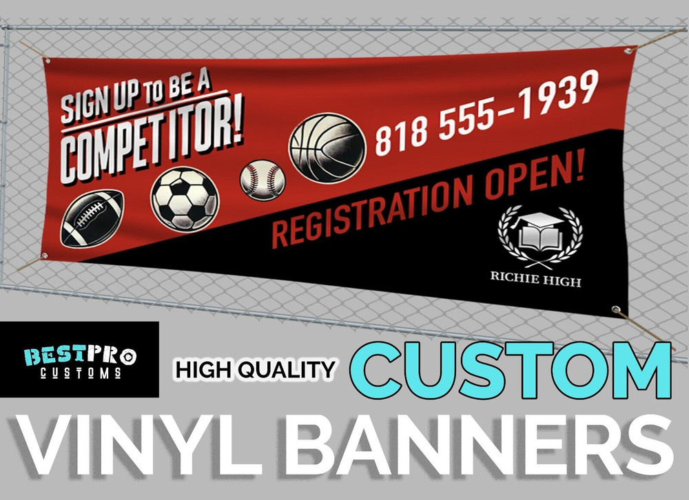 Custom Vinyl Banner 3ft x 6ft