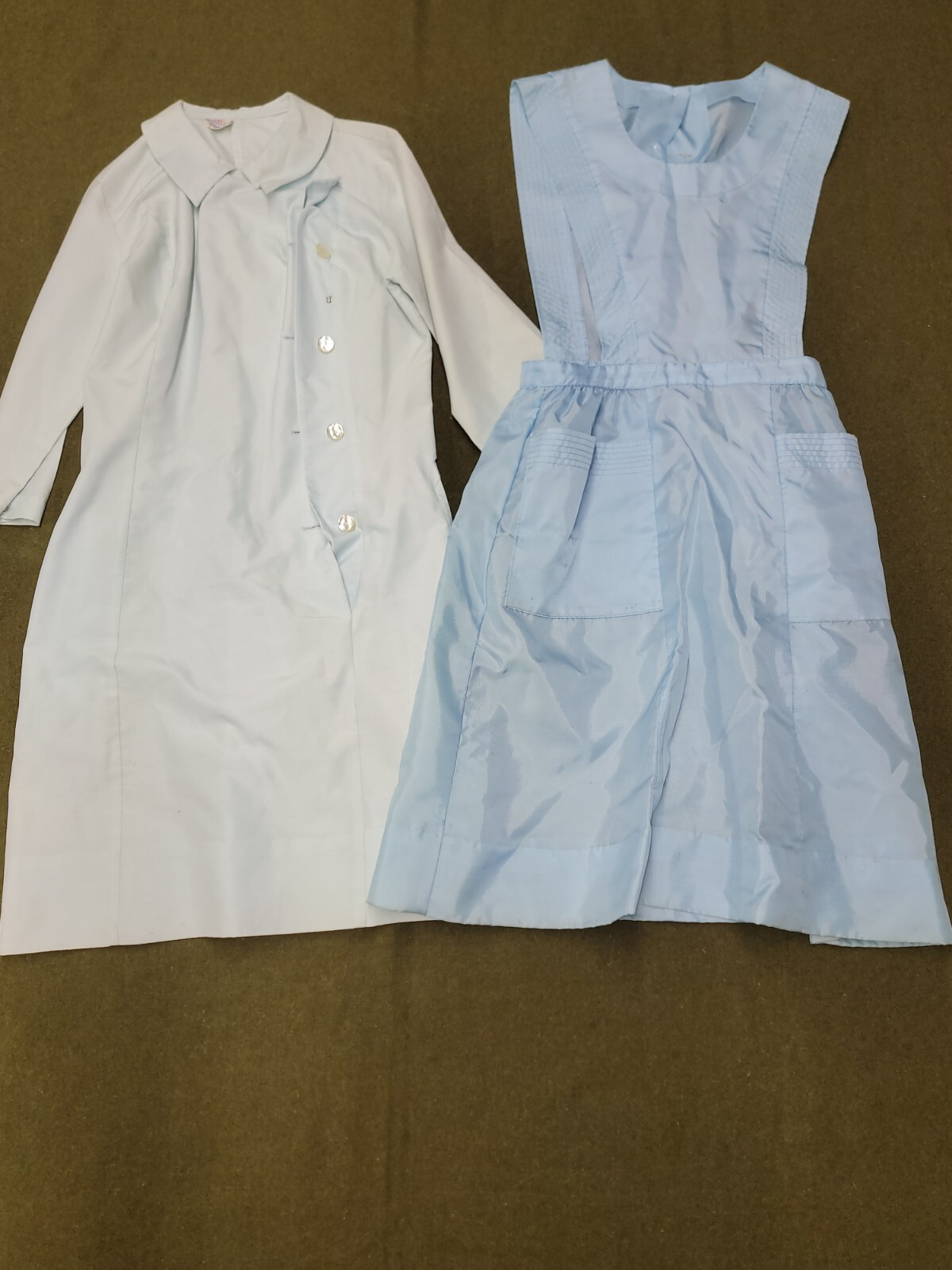 WWII Nurses Dress and Bib Apron