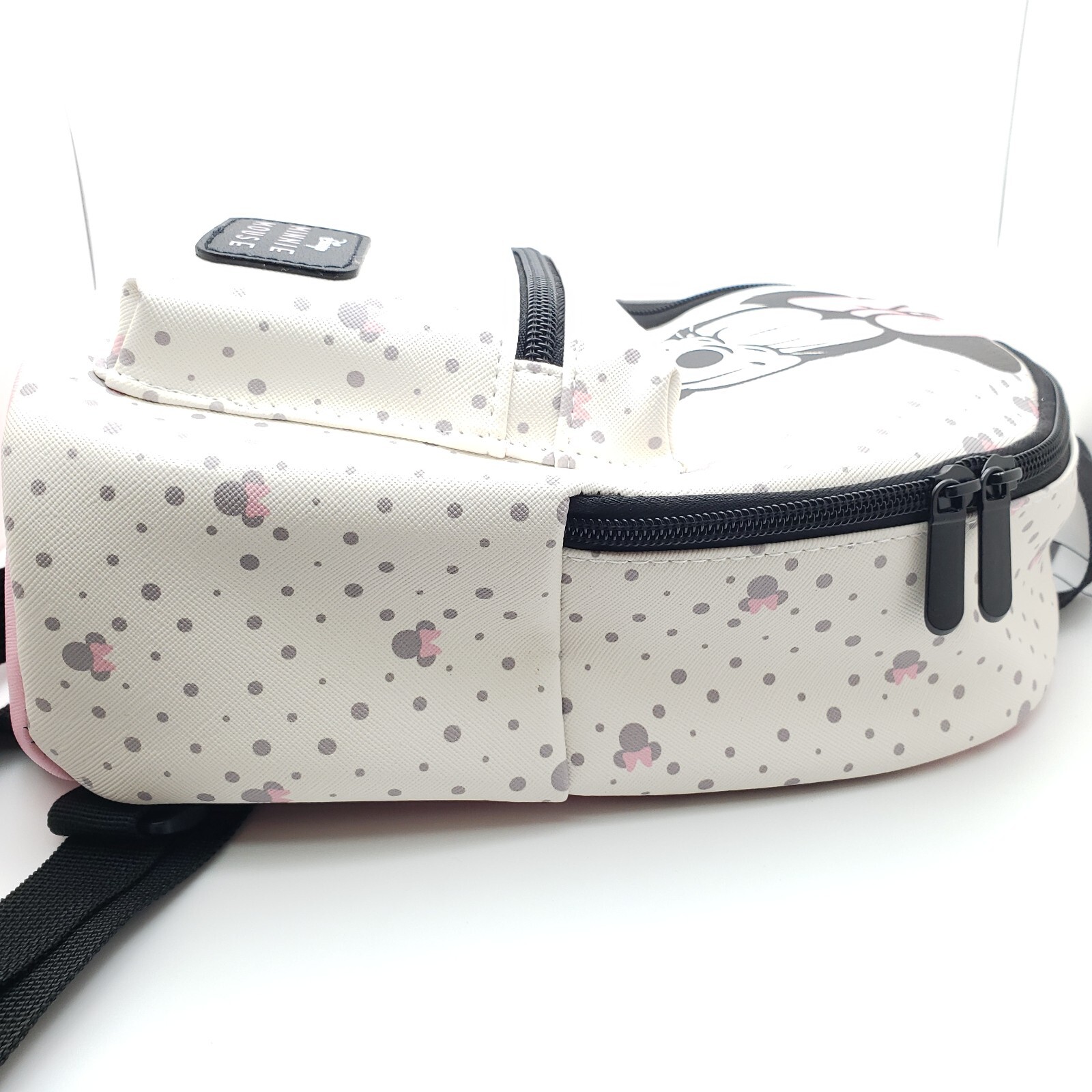 Disney - Minnie Mouse Mini Backpack Pink & White (NWT) Minnie House, Bioworld