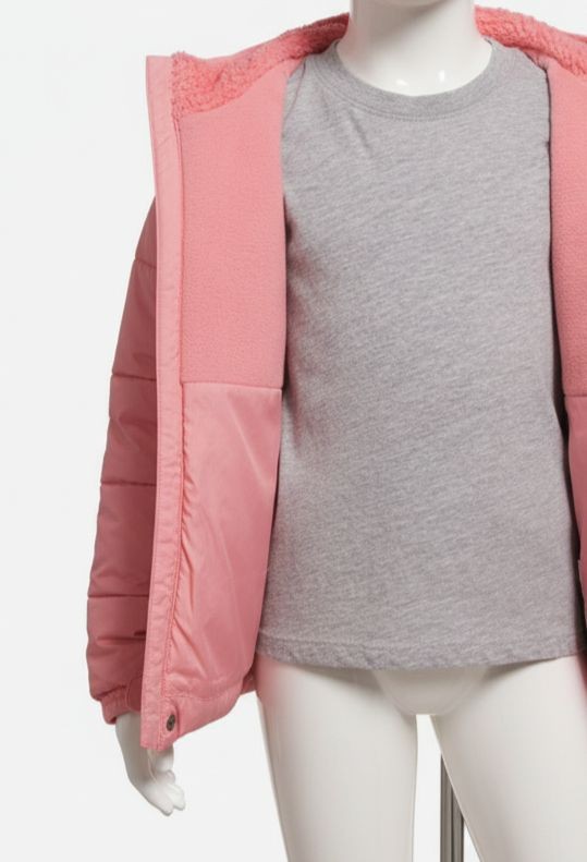 The North Face Kids Girl's Pink North Down Hooded Jacket Size 5