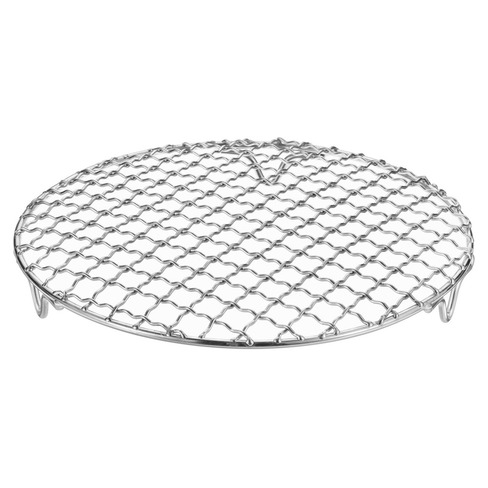 Cooling Rack, 7.9" Round Baking Rack with 20mm Legs [Silver]