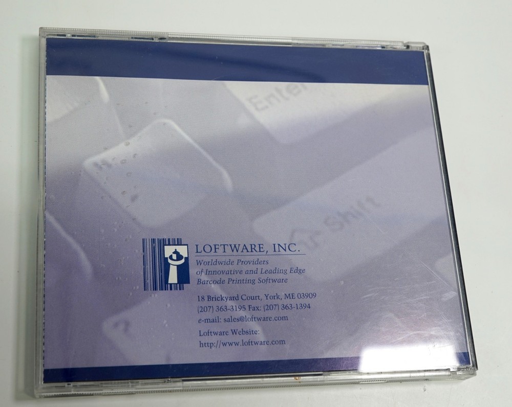 LOFTWARE Label Manager LLM-WIN32PDE/NT Pro Barcode Printing Software CD 3.4.2.3