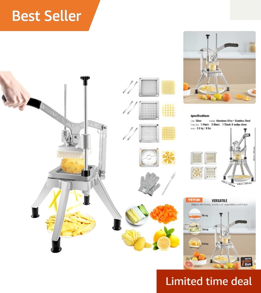 Multipurpose Vegetable Chopper with 4 Blades – Effortless Food Prep Essential