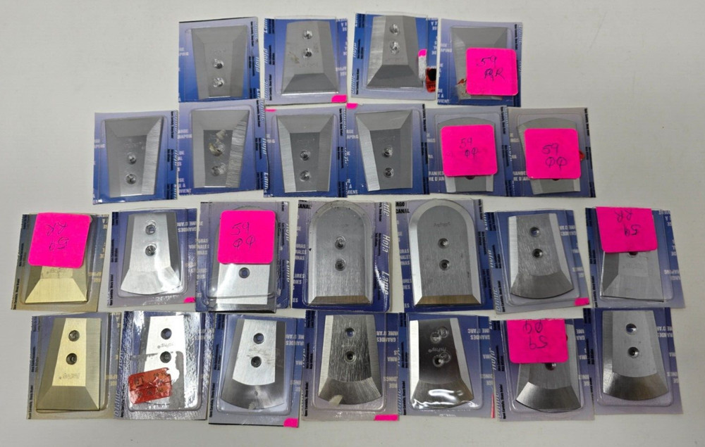 Pacific Handy Cutter Scraping Tool Replacement Blades Lot Assorted Sizes