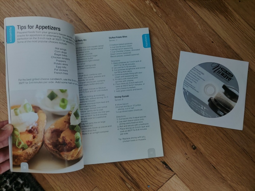 REPLACEMENT PART for NuWave Oven Pro Plus - Baking Book + CD