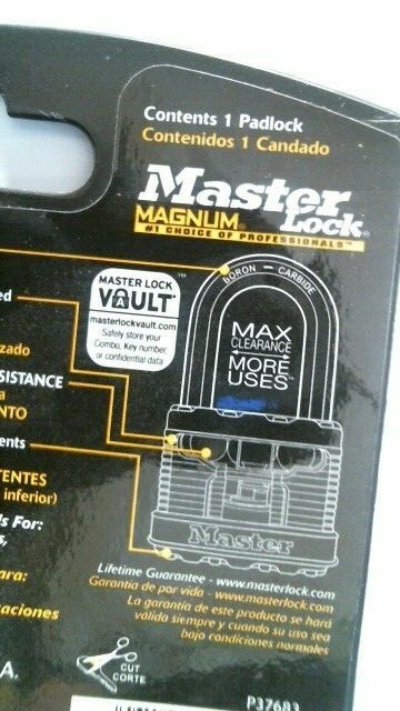 Master Lock Magnum Padlock (M1XKA1) FS