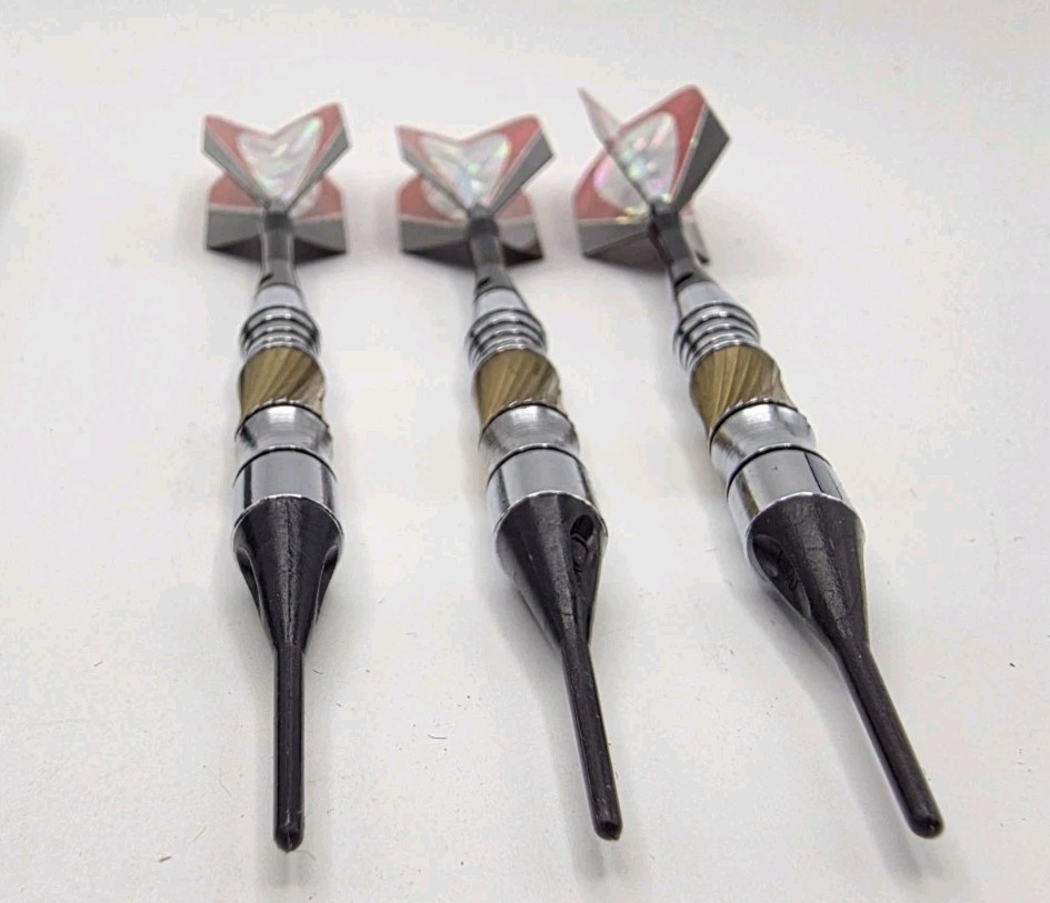 Dart World Adjustable Weight Stingray Soft Tip Darts With Case
