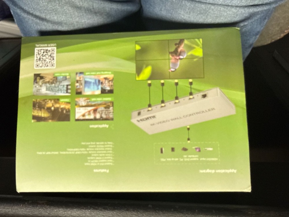 4K 2x2 HDMI Video Wall Controller TV Wall Processor (Model HDVW2X2)