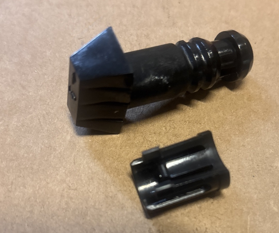 Stanley Best 1CC0BP Temporary Plastic SFIC Zero Pin Core Cylinder, Dormakaba