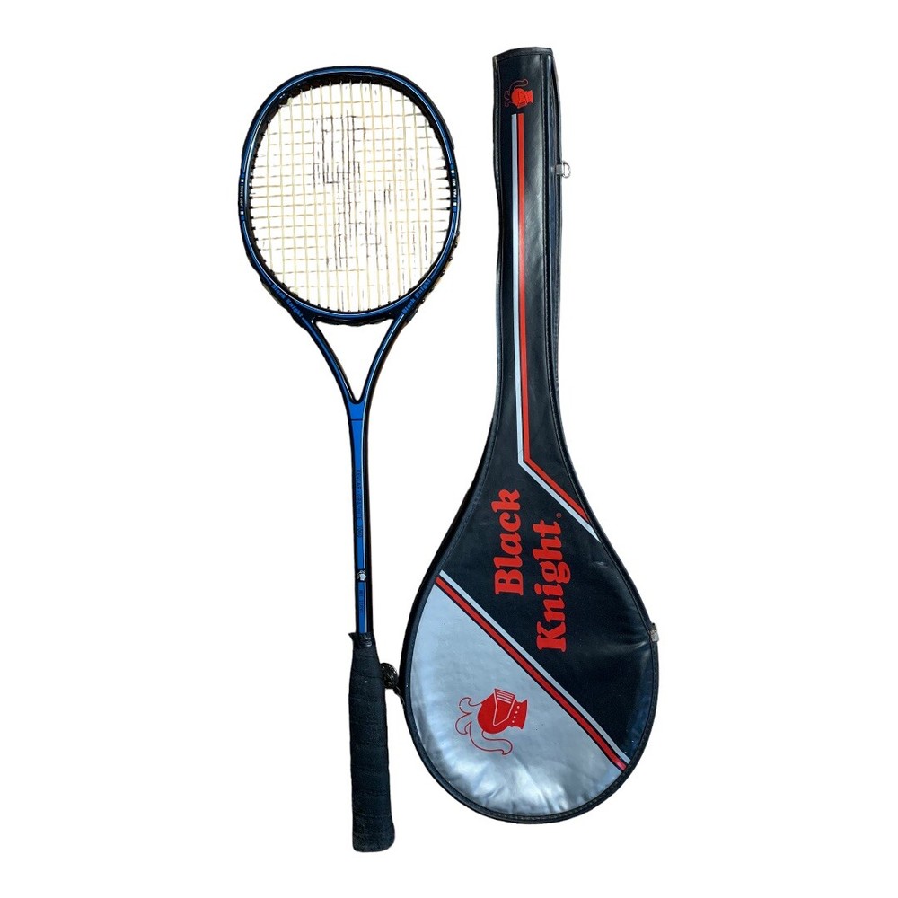 Black knight Squash Racquet Graphite 7060 With Cover Case