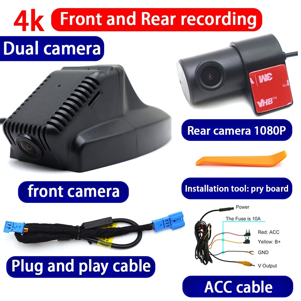 4K Wifi DVR Dash Cam Camera for BMW 1 3 Series E81 E82 E87 E88 E90 E91 E92 E93