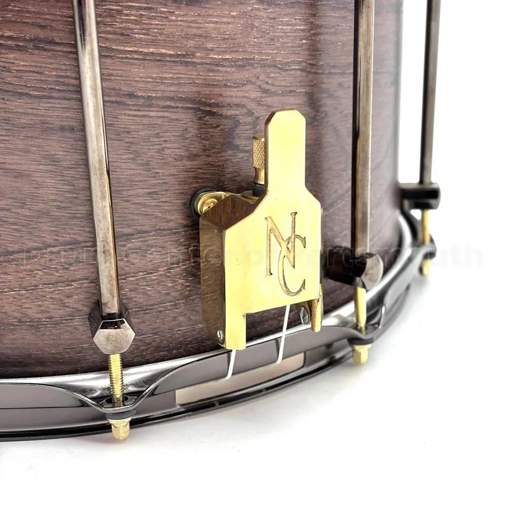 Noble & Cooley Solid Shell Classic Hackberry Snare Drum 14x8 Espresso Satin
