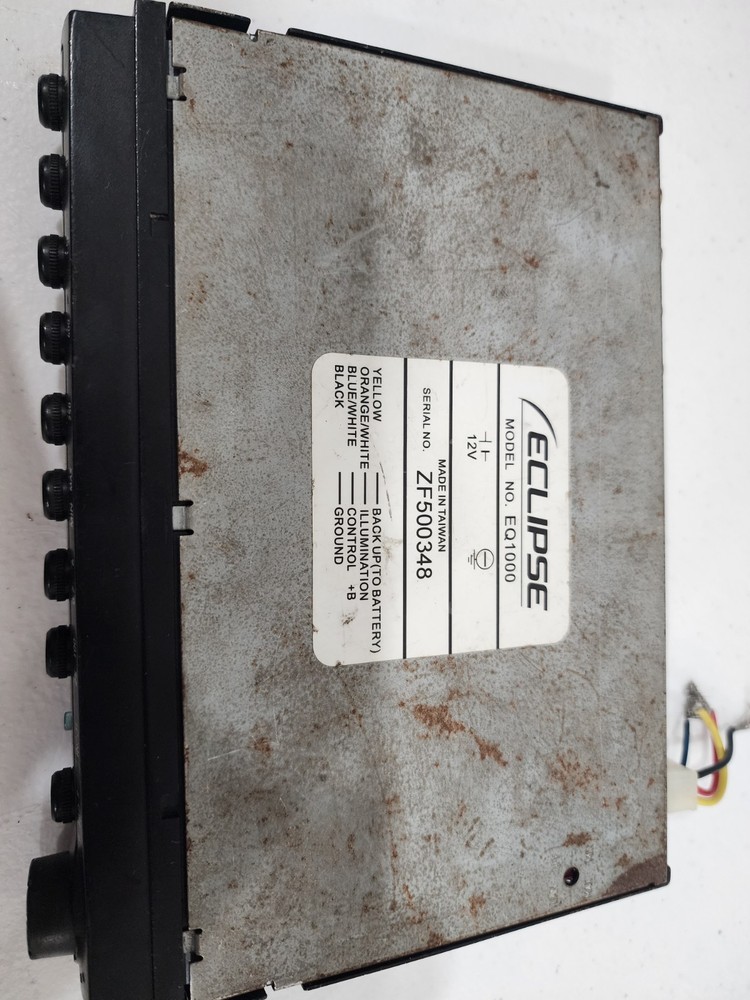 Eclipse EQ1000 Old School Car Equalizer Pre Amp eq1000