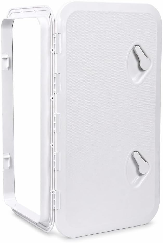 Rectangular Locking Marine Access Hatch - Durable & Weatherproof - 23.9" x 13.9"