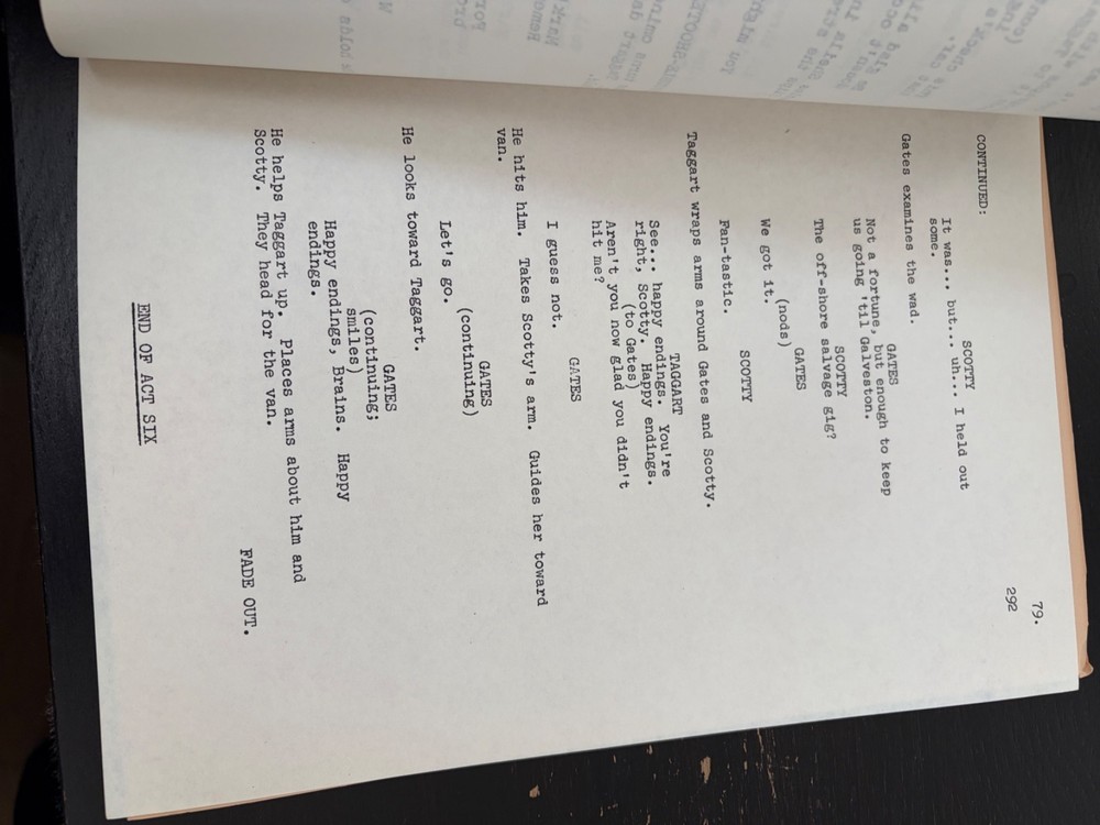 FLIGHT TO HOLOCAUST MADE FOR TV MOVIE SCRIPT 1976 ORIGINAL SCRIPT PATRICK WAYNE