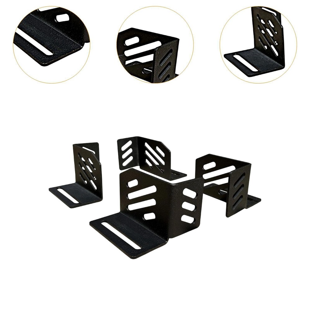 4x Corner Bracket Roof Rack Mounting Accessories Simple Installation Convenient